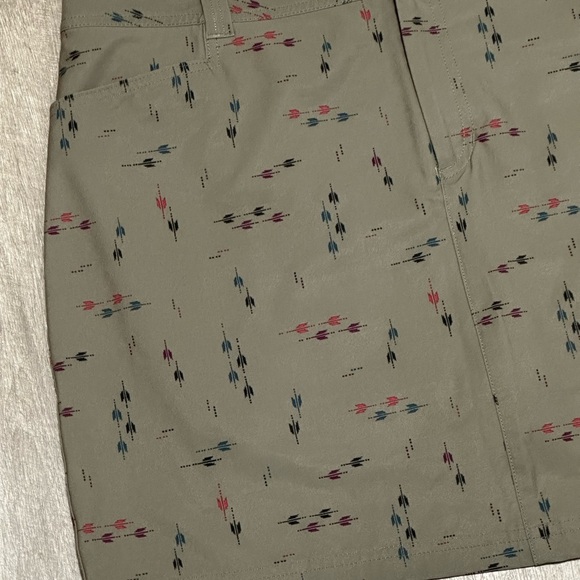 Women's Eddie Bauer Golf 14 Large Skort Olive Green Active Stretch Pockets NWOT - Picture 6 of 10